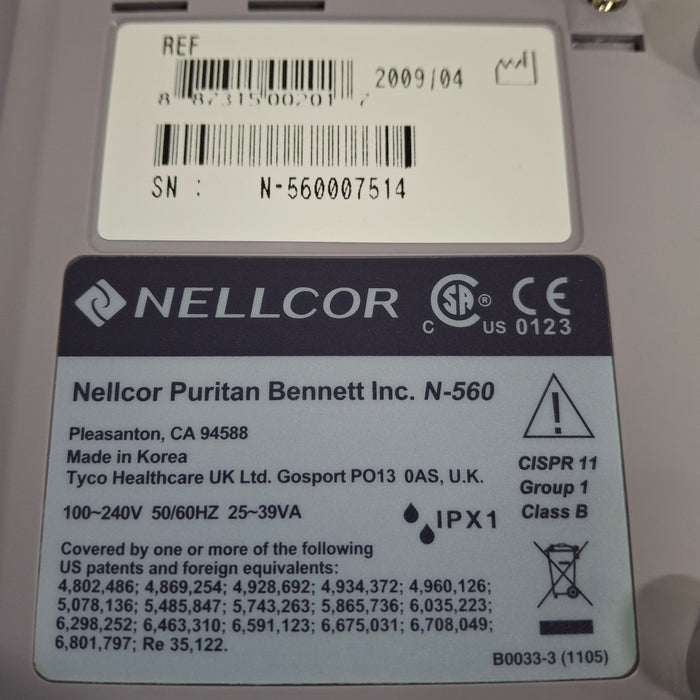Nellcor N-560 Pulse Oximeter
