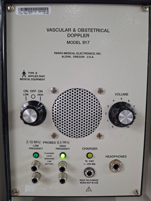 Parks 917 Vascular & Obstetrical Doppler