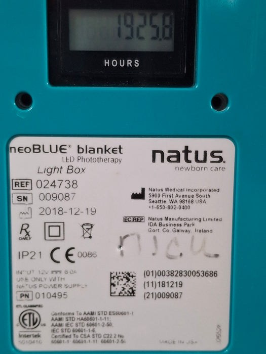 Natus NeoBlue Blanket LED Phototherapy System