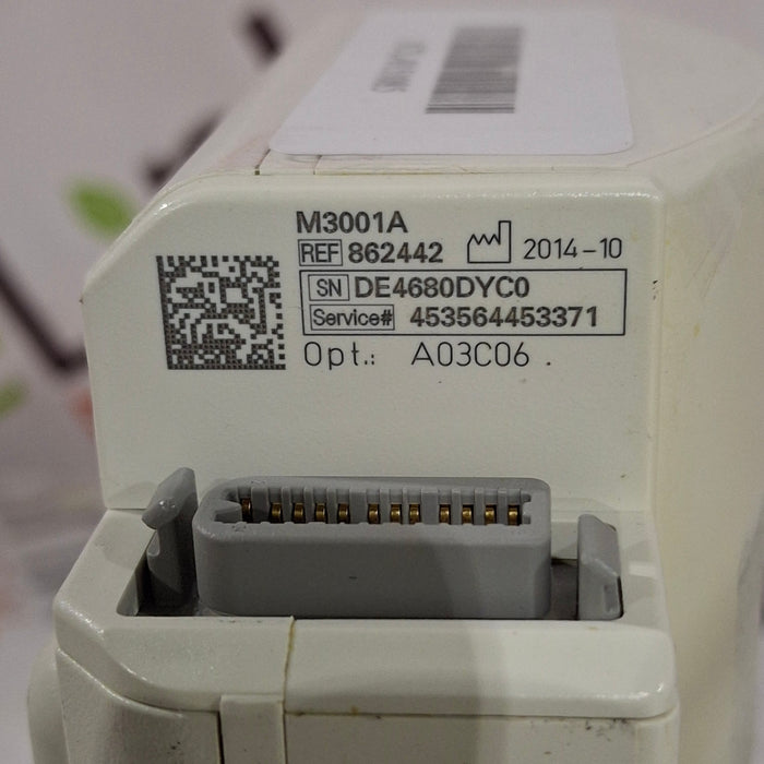Philips M3001A-A03C06 Masimo SpO2, NIBP, ECG, Temp, IBP MMS Module