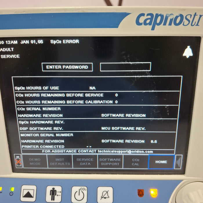 Oridion Capnostream 20P Capnography Monitor