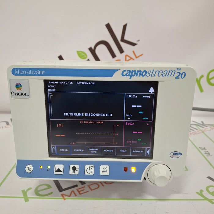 Oridion Capnostream 20 Capnography Monitor