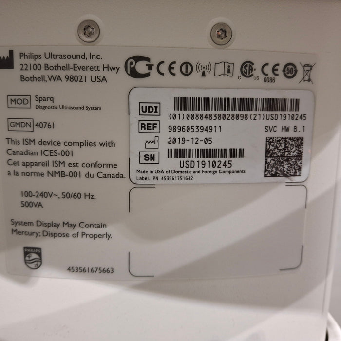 Philips Sparq Ultrasound System