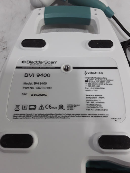 Verathon Medical, Inc BVI 9400 Bladderscan