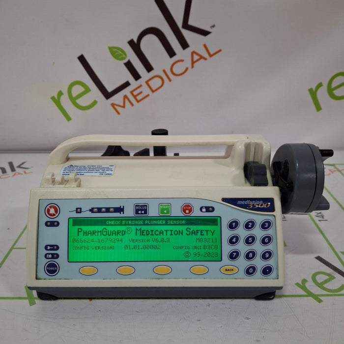 Smiths Medical Medfusion 3500 Syringe Infusion Pump