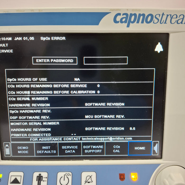 Oridion Capnostream 20P Capnography Monitor