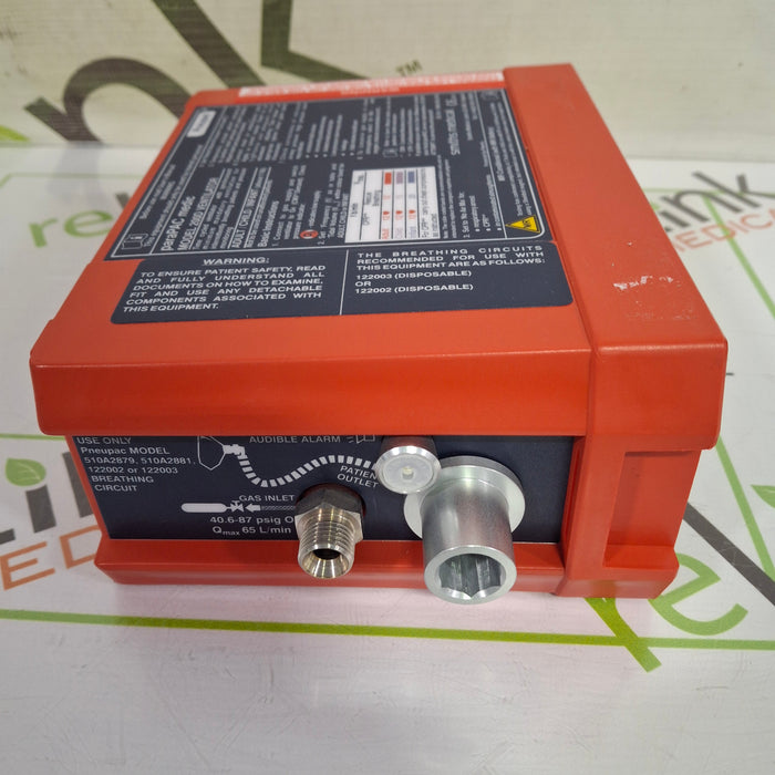 Smiths Medical Pneupac ParaPAC 200D Ventilator