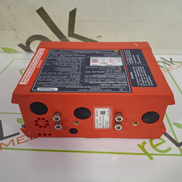 Smiths Medical Pneupac ParaPAC 200D Ventilator