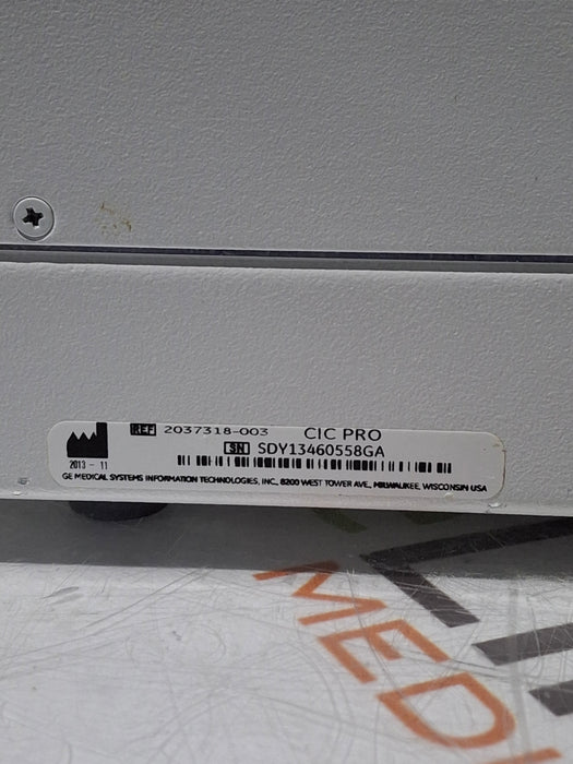GE Healthcare MP100D CIC Pro Carescape Central Station