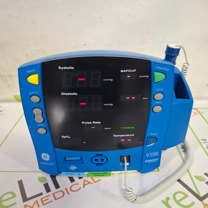 GE Healthcare Dinamap V100 - NIBP Vital Signs Monitor