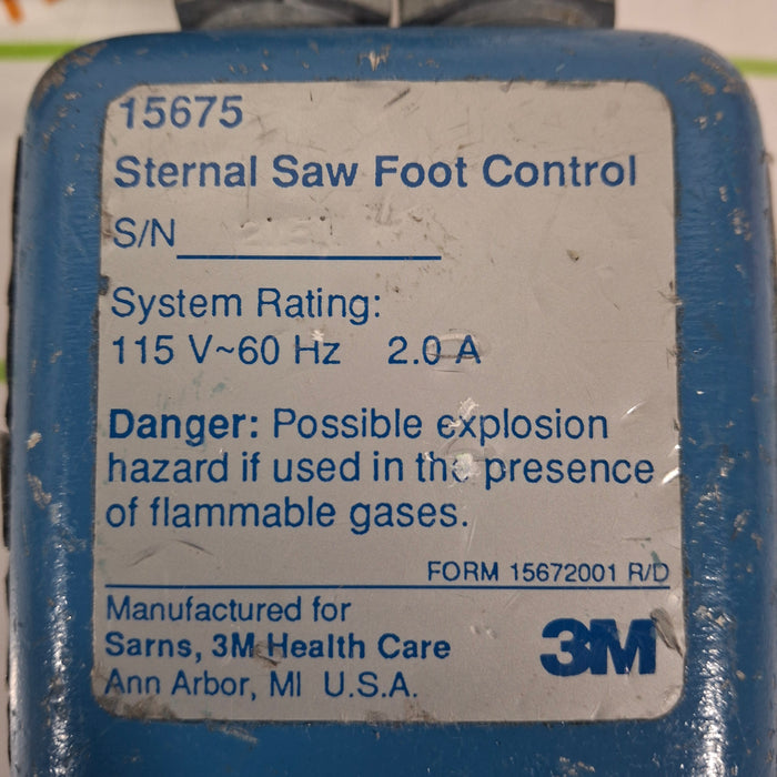 3M Sarns 15675 Footswitch