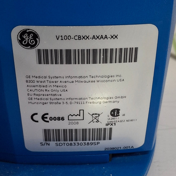 GE Healthcare Dinamap V100 - NIBP Vital Signs Monitor