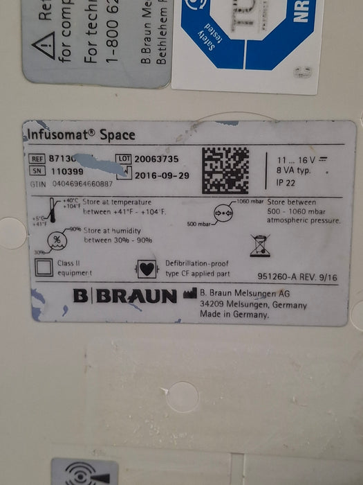 B. Braun Infusomat Space Infusion Pump