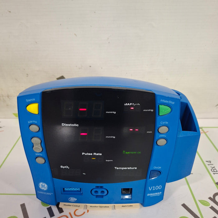GE Healthcare Dinamap V100 - NIBP Vital Signs Monitor