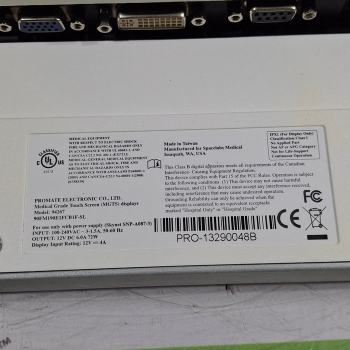 Spacelabs Healthcare 94267 Flat Panel Patient Monitor
