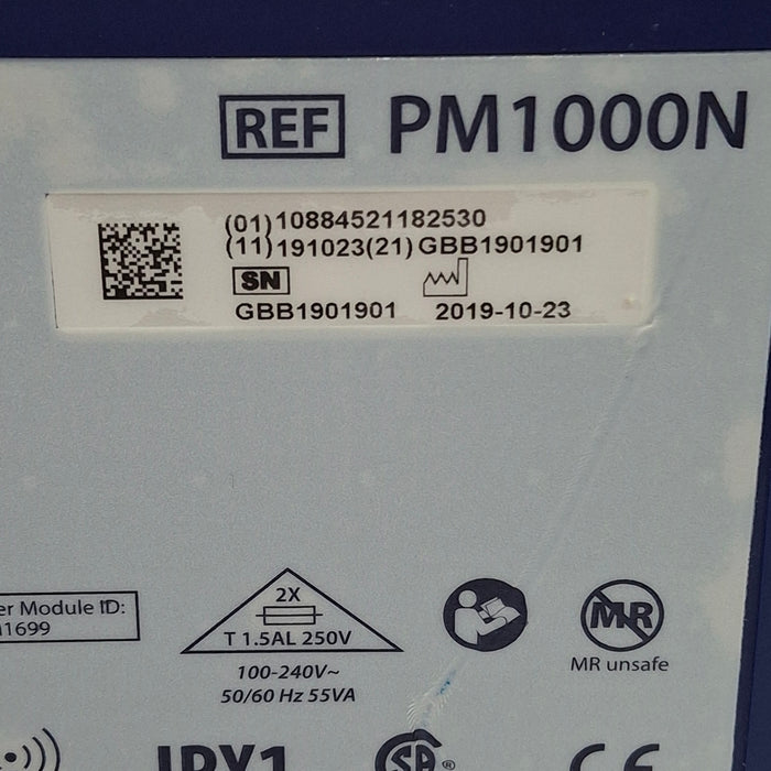 Covidien PM1000N Nellcor Bedside SPO2 Monitor