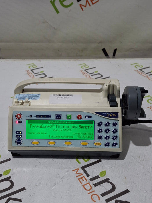 Smiths Medical Medfusion 3500 Version 5 Syringe Infusion Pump