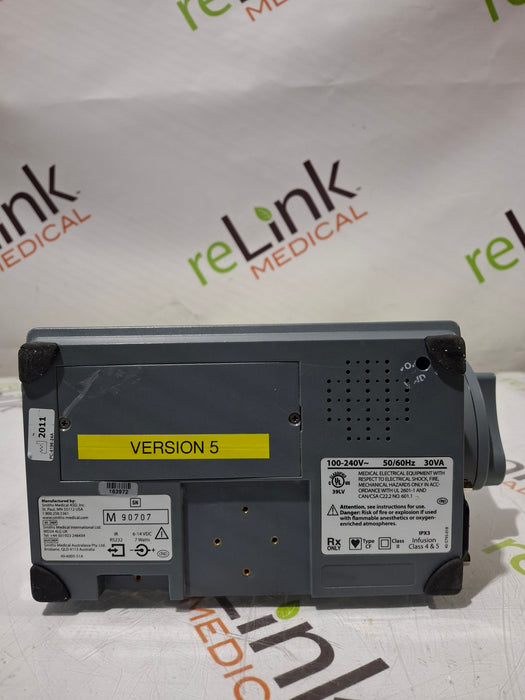 Smiths Medical Medfusion 3500 Version 5 Syringe Infusion Pump