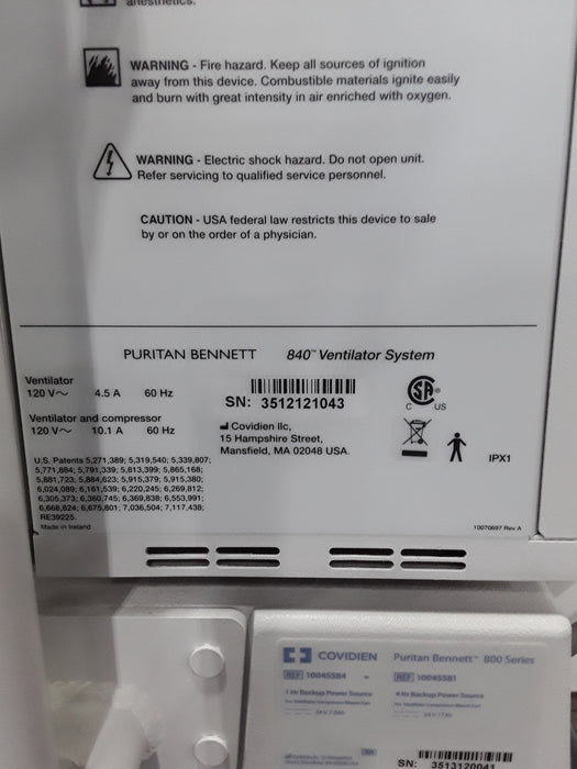 Puritan Bennett 840 Ventilator