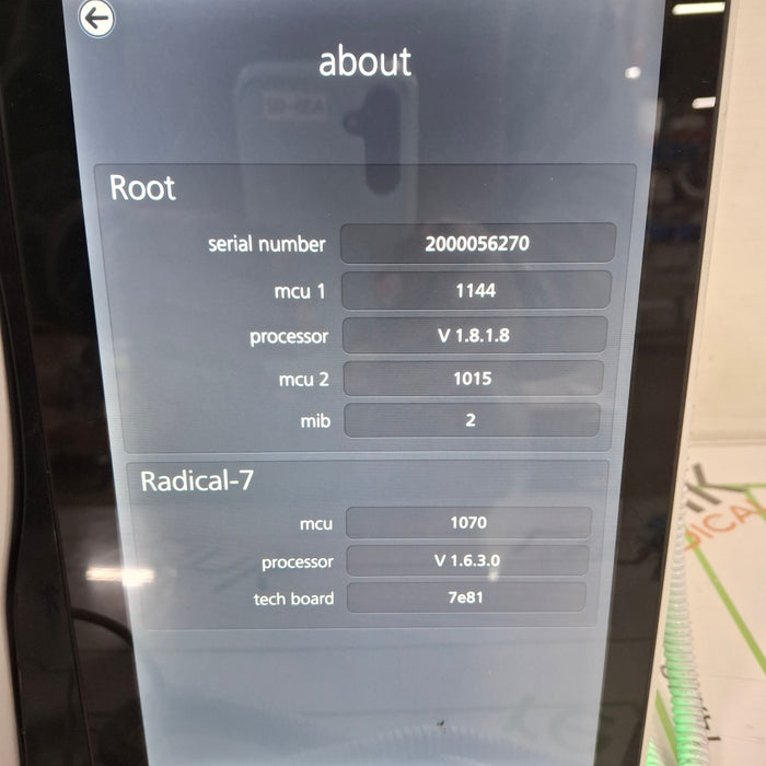 Masimo Root Monitor w/ Radical 7