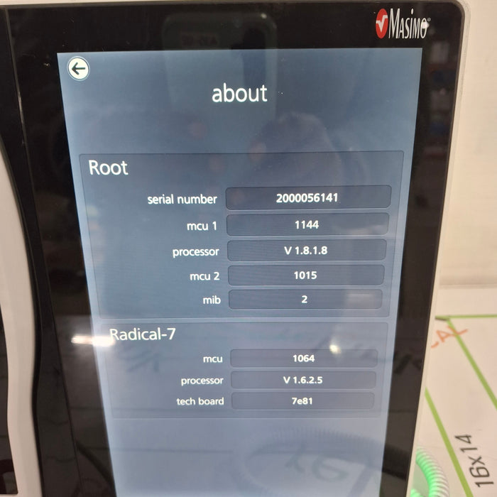 Masimo Root Monitor w/ Radical 7