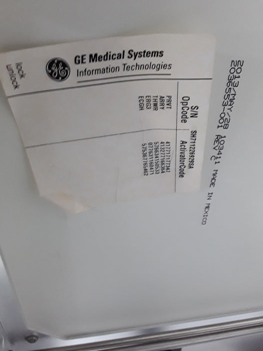 GE Healthcare Case P2 Stress Test Console