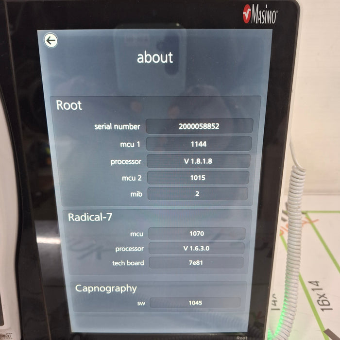 Masimo Root Monitor w/ Radical 7