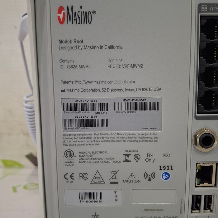 Masimo Root Monitor w/ Radical 7