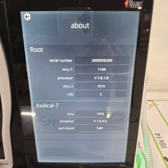 Masimo Root Monitor w/ Radical 7