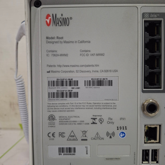 Masimo Root Monitor w/ Radical 7