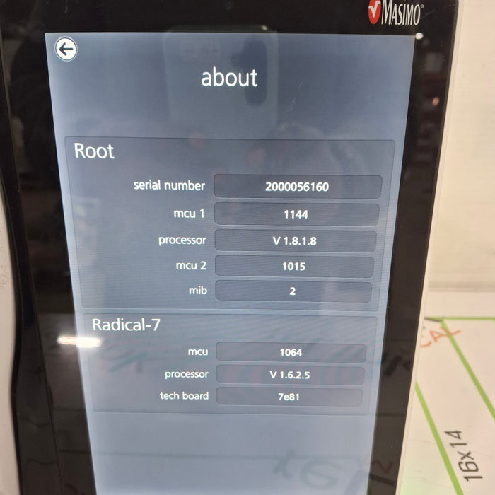 Masimo Root Monitor w/ Radical 7