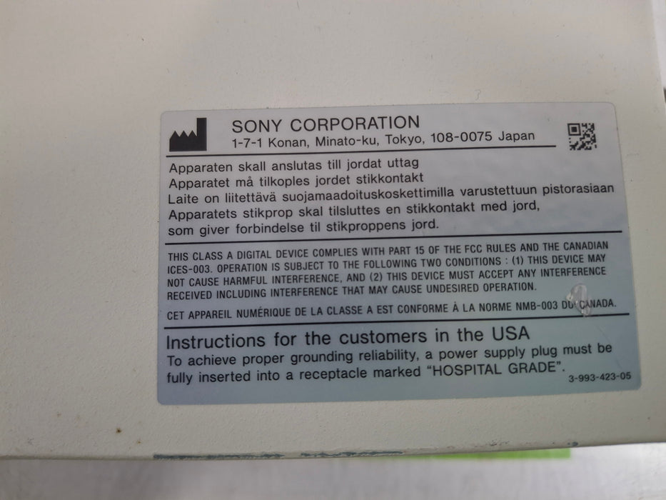Sony UP-D25MD Digital Color Printer