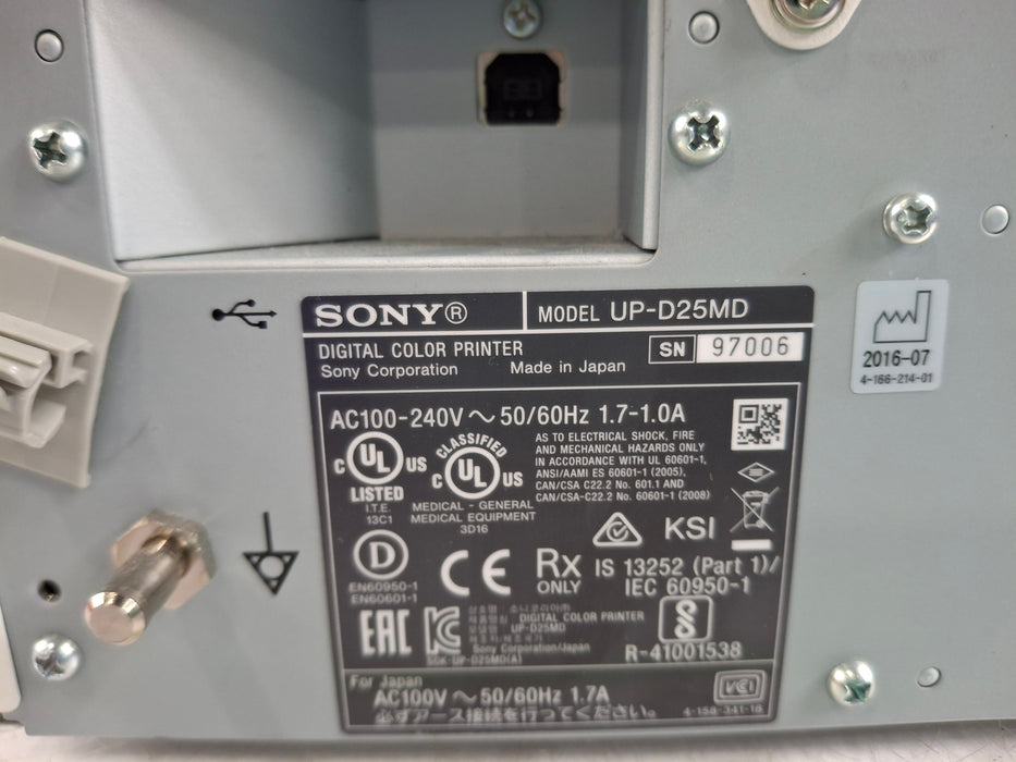 Sony UP-D25MD Digital Color Printer