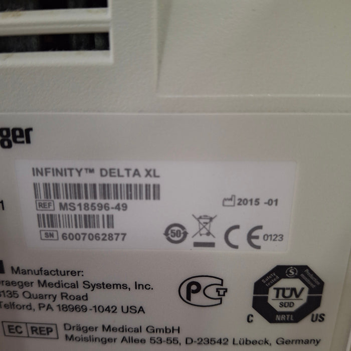 Draeger Medical Infinity Delta XL Patient Monitor