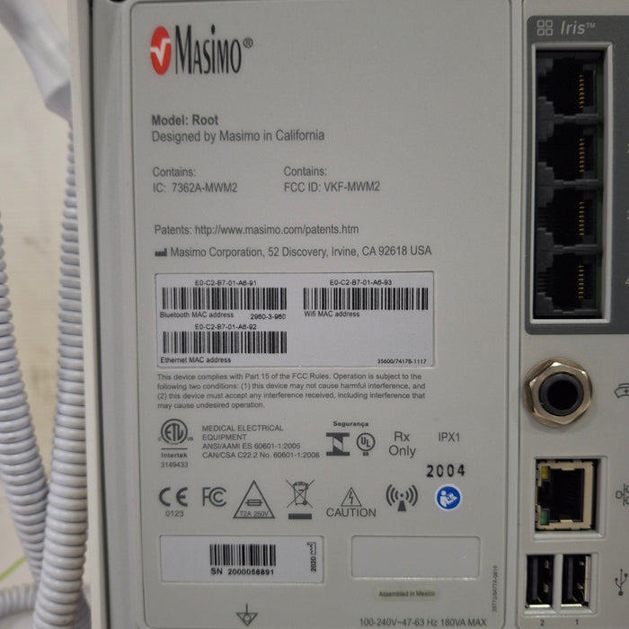 Masimo Root Monitor w/ Radical 7