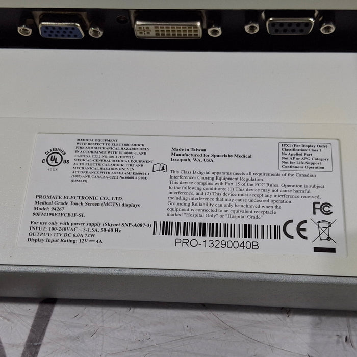 Spacelabs Healthcare 94267 Flat Panel Patient Monitor