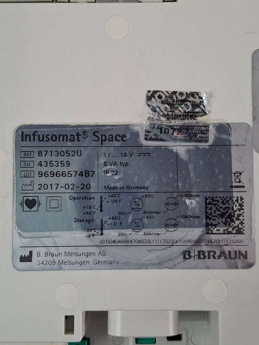 B. Braun Infusomat Space Infusion Pump