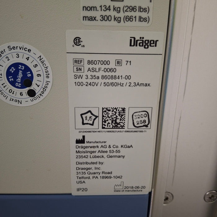 Draeger Medical Fabius GS Premium Anesthesia Machine
