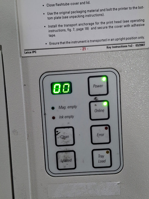 Leica Leica IP C Cassette Printer Histology and Pathology reLink Online