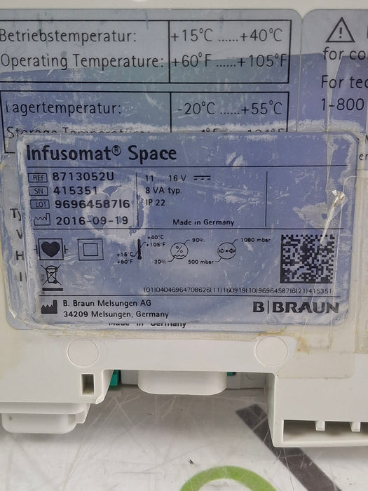 B. Braun Infusomat Space Infusion Pump