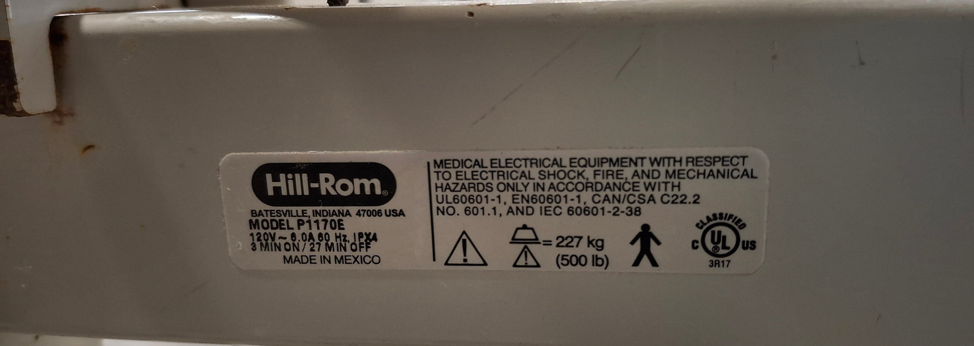 Hill-Rom P1170E Care Assist Bed