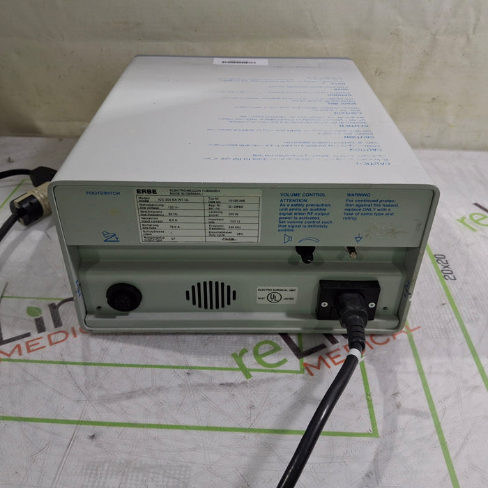 Erbe ICC 200 Electrosurgical Unit