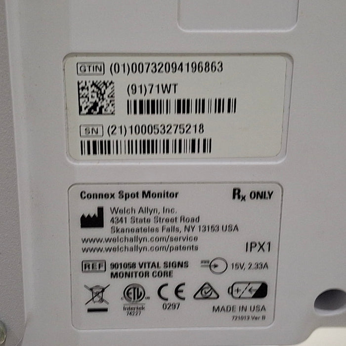Welch Allyn Connex Spot 71WT Vital Signs Monitor