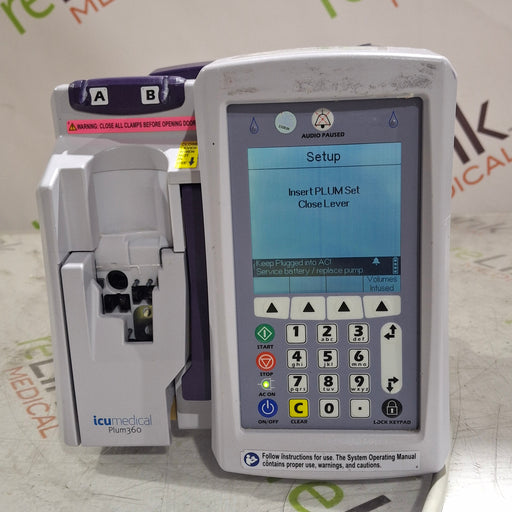 Hospira Hospira / ICU Medical Plum 360 Infusion Pump Infusion Pump reLink Online