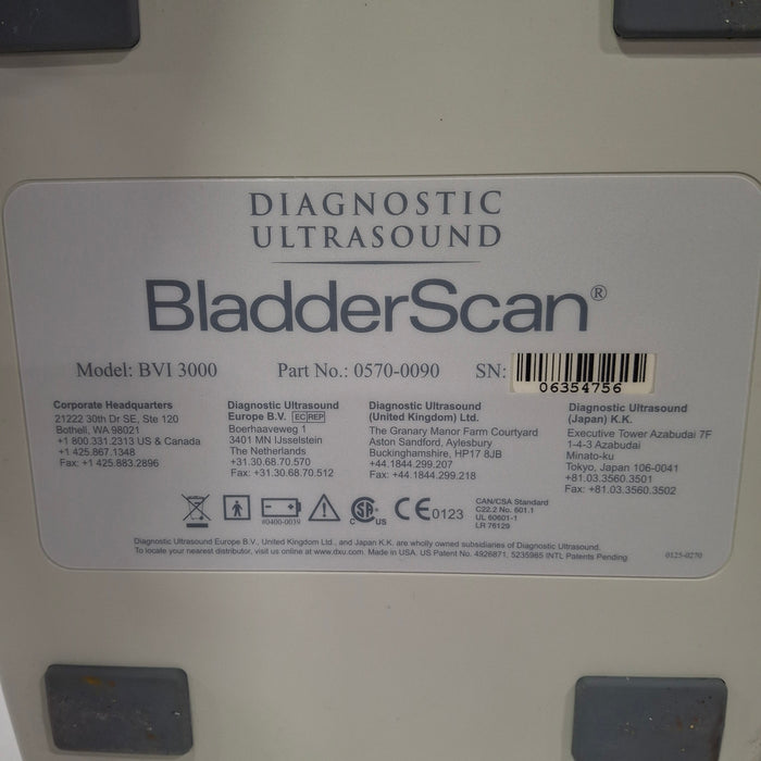 Verathon Medical, Inc BladderScan BVI 3000 Bladder Scanner