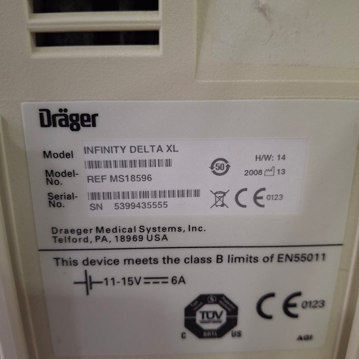 Draeger Medical Infinity Delta XL Patient Monitor