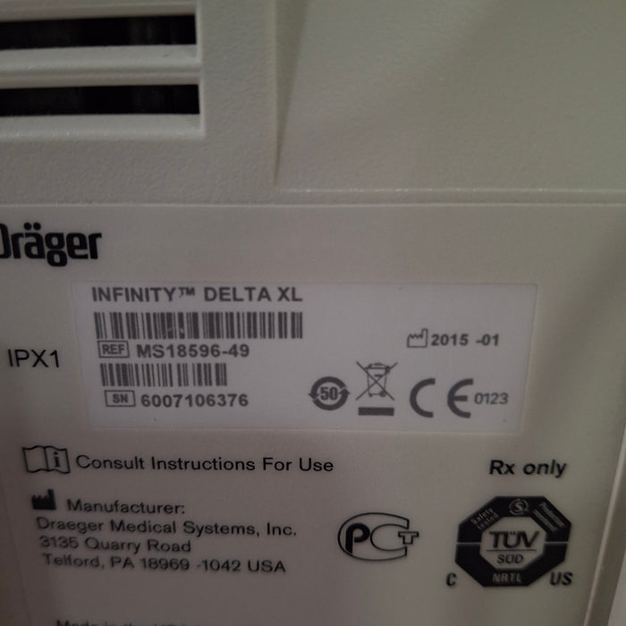 Draeger Medical Infinity Delta XL Patient Monitor