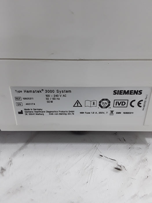 Siemens Hematek 3000 Slide Stainer