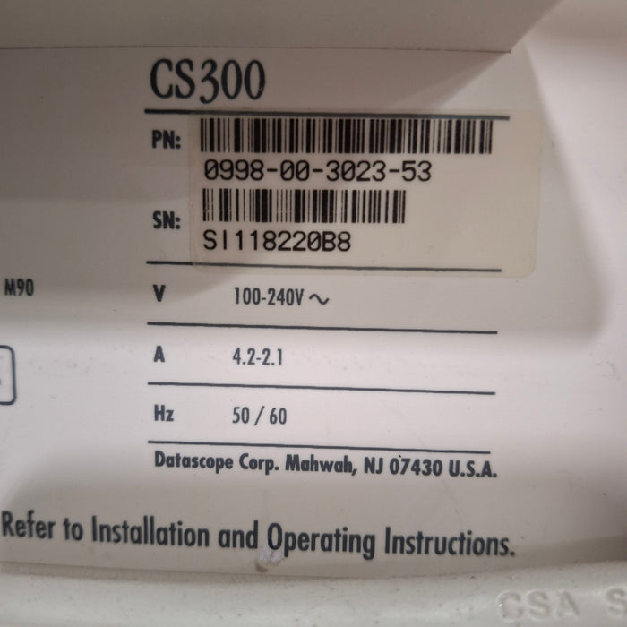 Datascope CS300 Intra Aortic Balloon Pump
