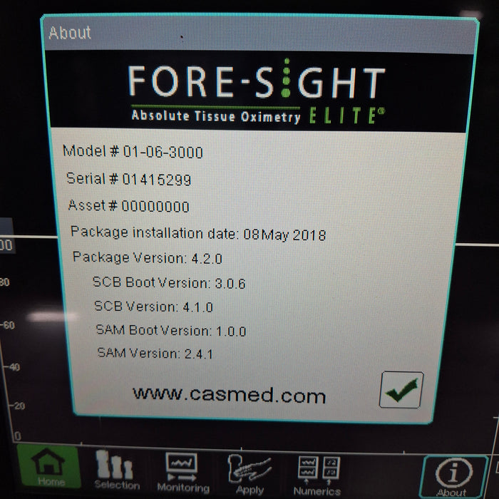 CASMED Foresight Elite Patient Monitor
